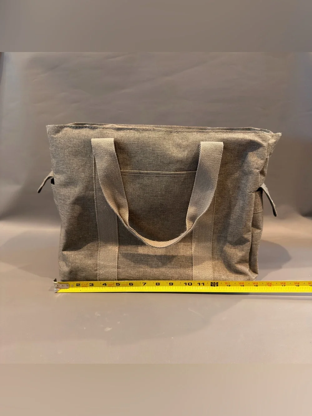 Spectra Breast Pump Tote Bag Grey 13 in Laptop Twin Pockets Strap
